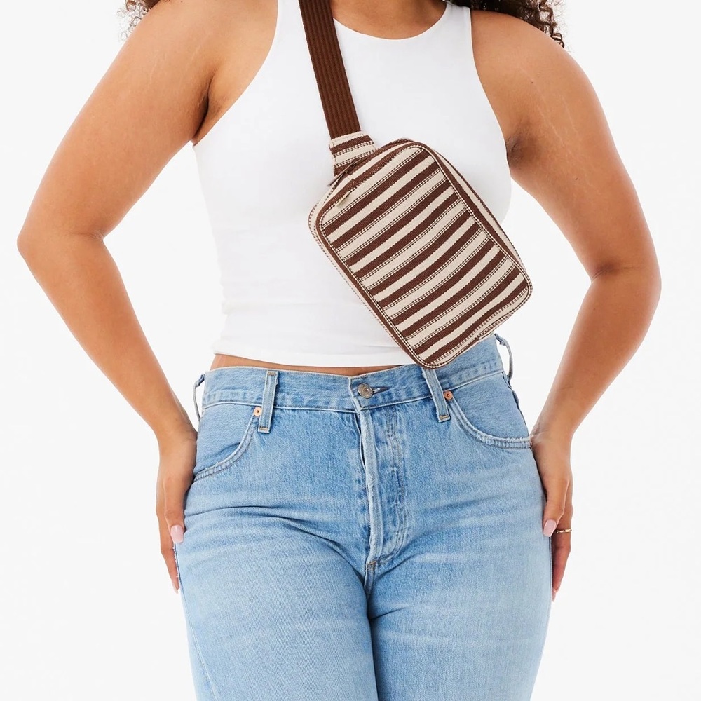 BEIS Belt Bag in Maple Stripe Brand New sold out online LIMITED - Picture 3 of 6